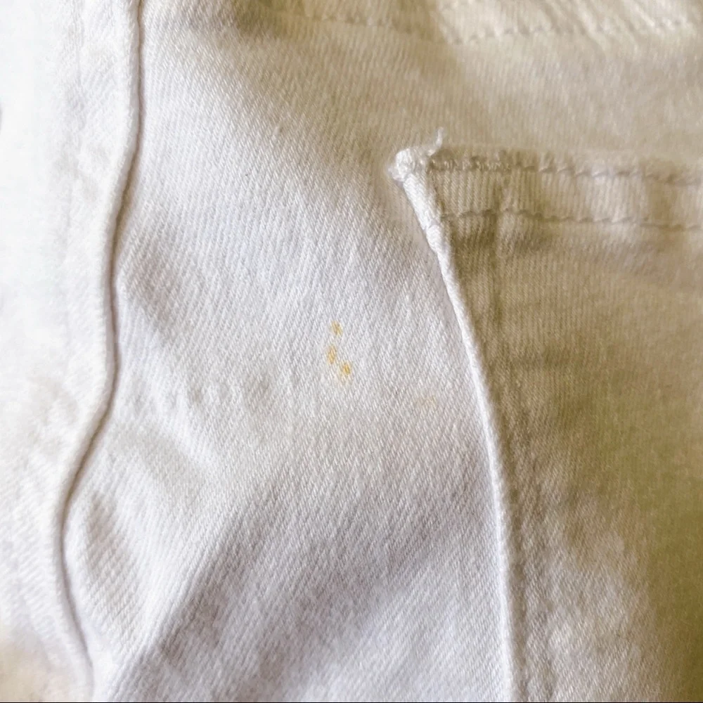 🐚 KANCAN WHITE DISTRESSED HIGH WAIST JEAN SHORTS!